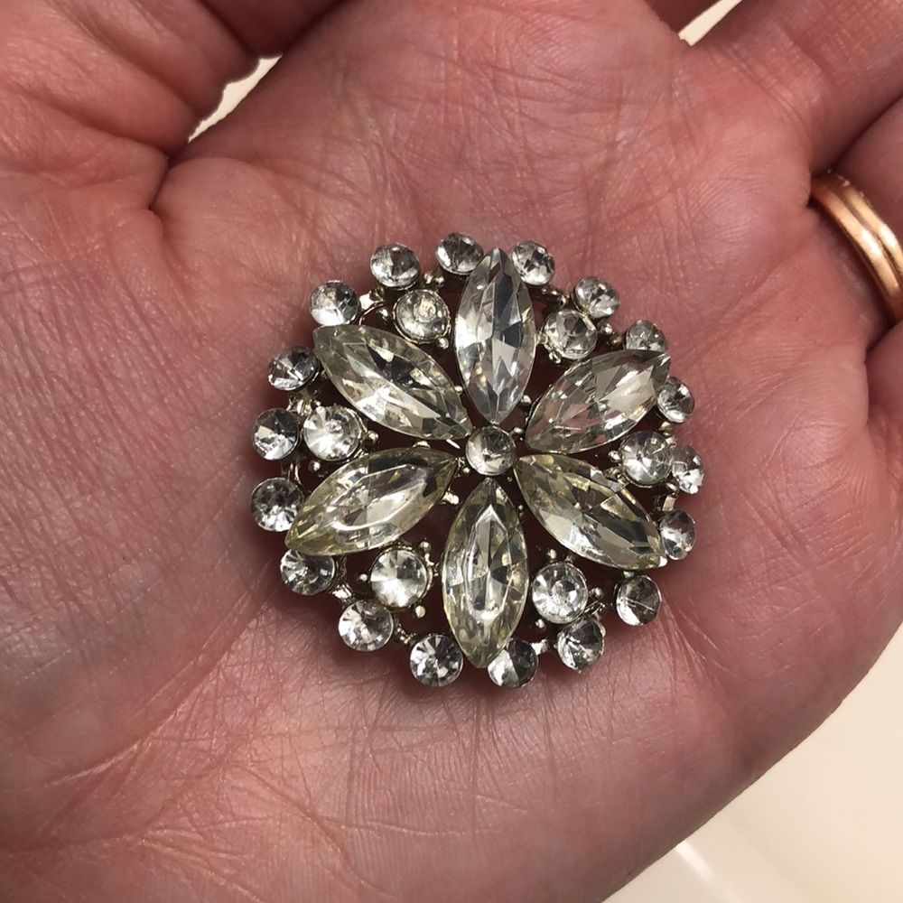 Rhinestone Brooch